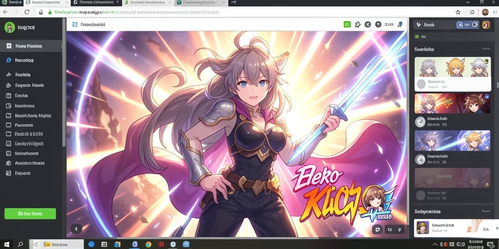 Screenshot saat pertarungan seru di arena.